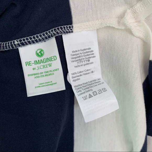 NWT J. Crew Factory Striped Midi Tee Dress - Picture 5 of 5